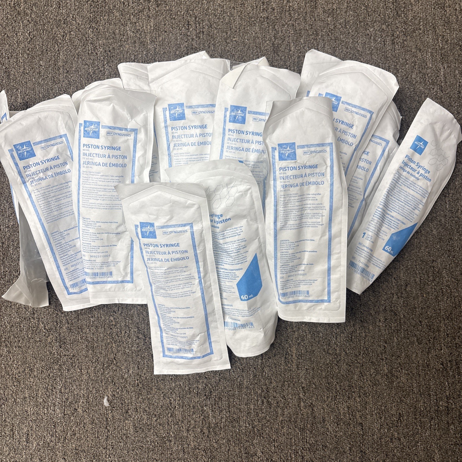 Medline Piston Syringe 60ml DYND20235 Lot of 16
