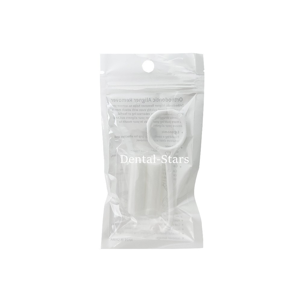 100 Packs Dental Aligner Chewies Clear Tray Retainer Seater Retriever Take Off