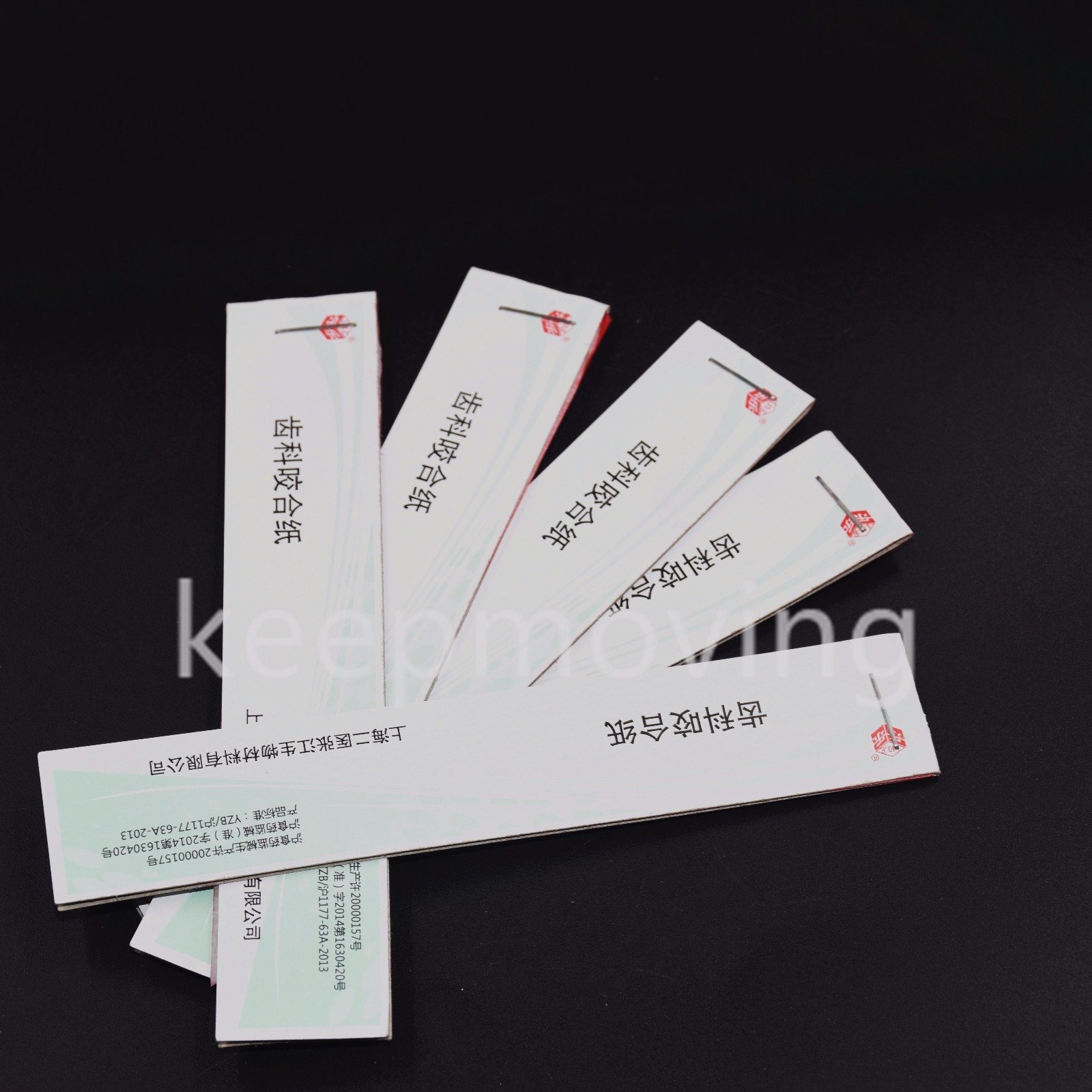 Practical Articulating Paper Soft Thin Strips Accurate 10 Sheets*20 Books Red