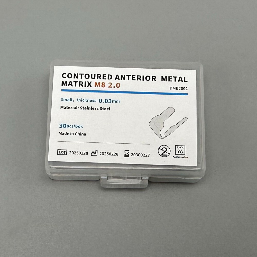 Dental Metal Matrix Bands M8 Sectional Matrix System Matrices Matrix S/M Size