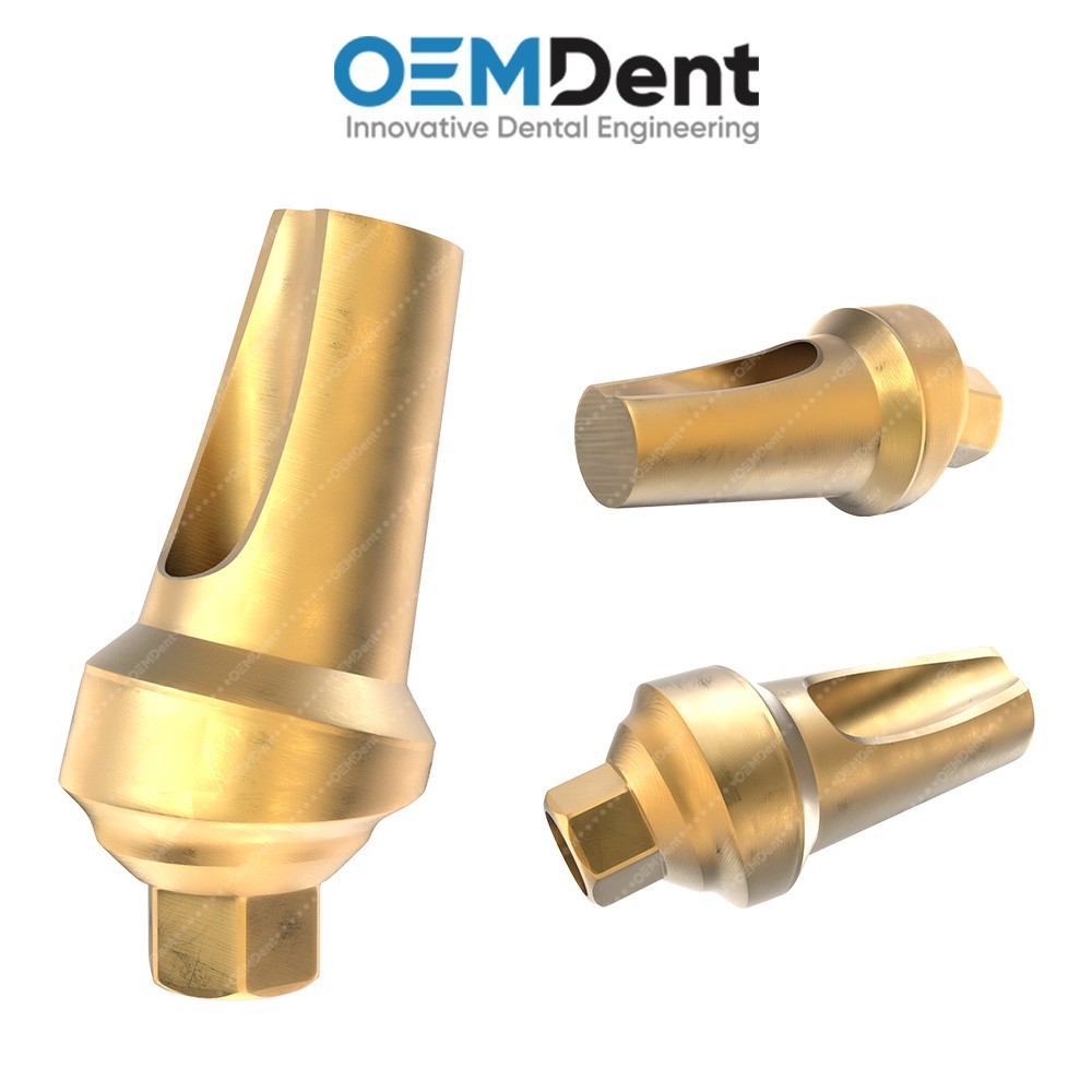 Angulated Transfer Prosthetic 15° with Snap-On Cap, Hex 2.42mm – SGS® Compatible