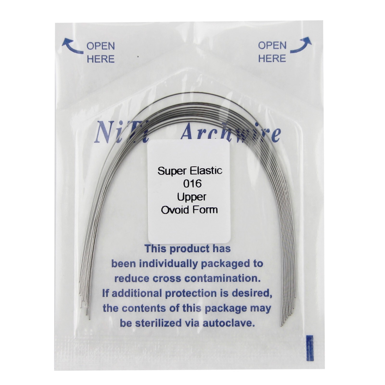 Orthodontic Arch Wire Niti Round Rectangular Ovoid Natural arcos de ortodoncia
