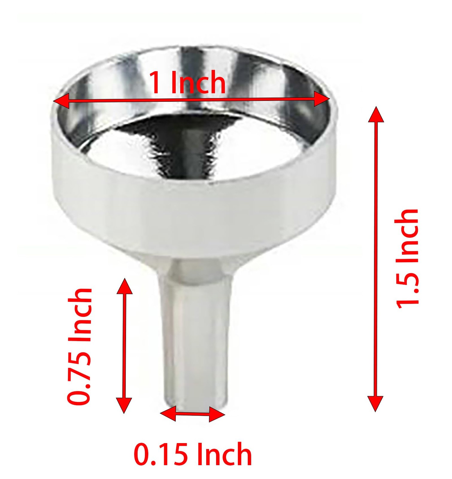 Small Metal Funnels for Transferring Essential Oils, Liquid, Perfume Tools
