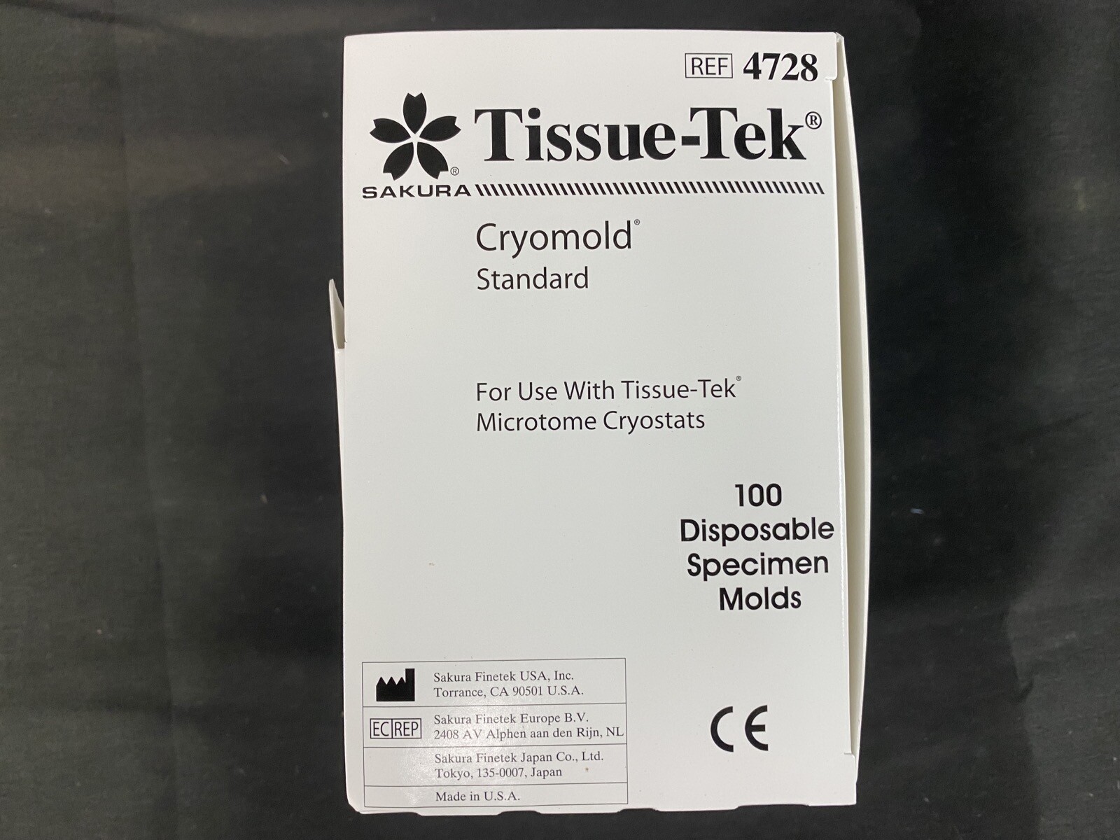 SAKURA Tissue-Tek Round Disposable Specimen Cryomolds 4728 (100/pk)