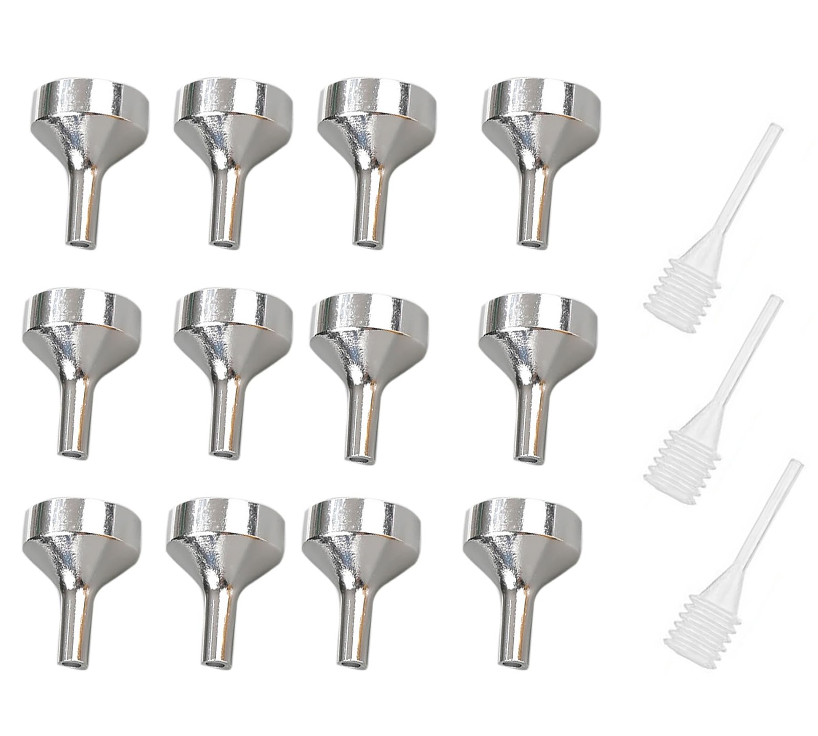 Small Metal Funnels for Transferring Essential Oils, Liquid, Perfume Tools