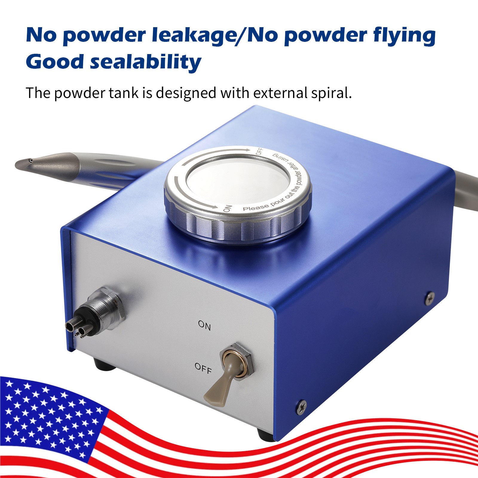 Dental Air Water Prophy Polishing Sandblasting Machine Teeth Cleaning Machine 4H