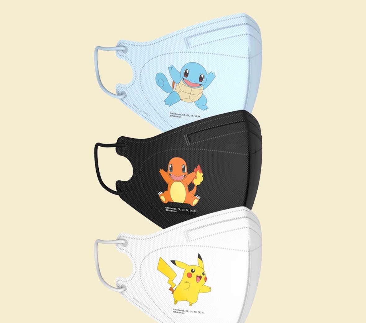 Pokémon Character Face Mask 30pcs Random Design