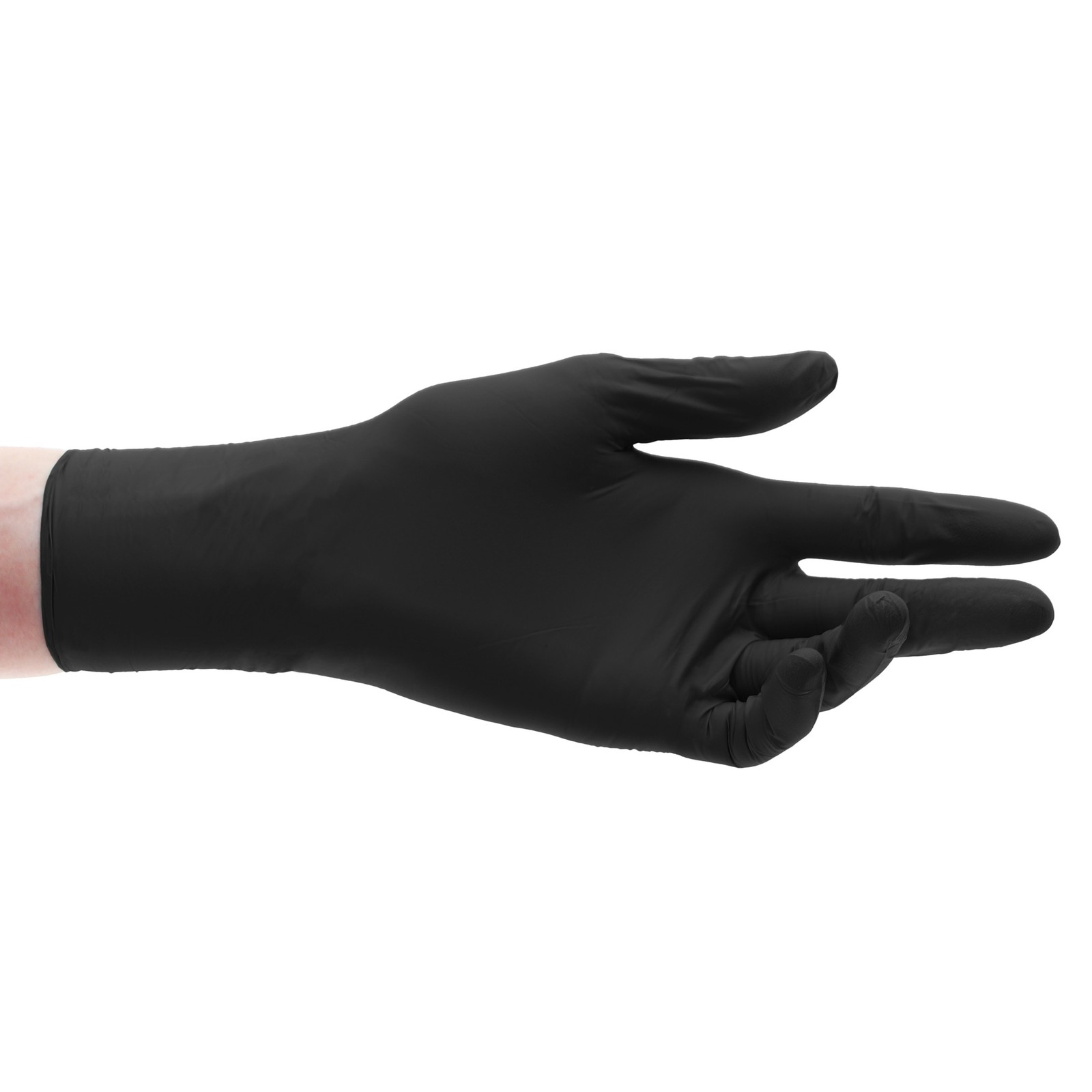 Aira 119143 PurGuard Nitrile Exam Gloves Black Large Latex Free 100/Bx