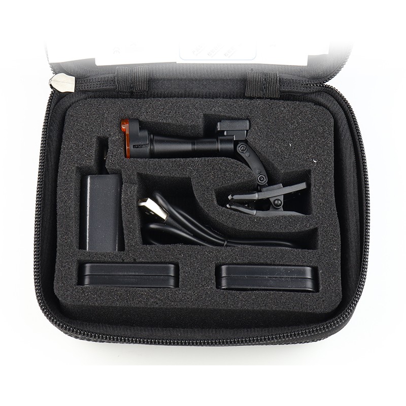 5W Wireless Dental LED Headlight Lamp Magnetic Clip-on Headlamp with 2 Batteries