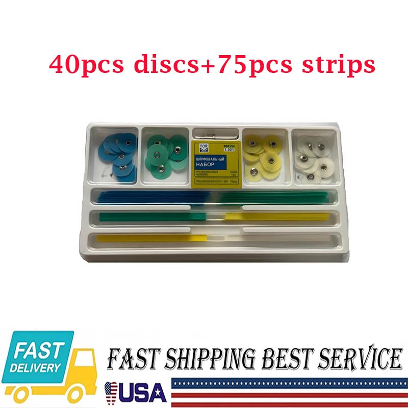 Dental Finishing Polishing Strips + Discs kits Composite Resin Grinding Assorted