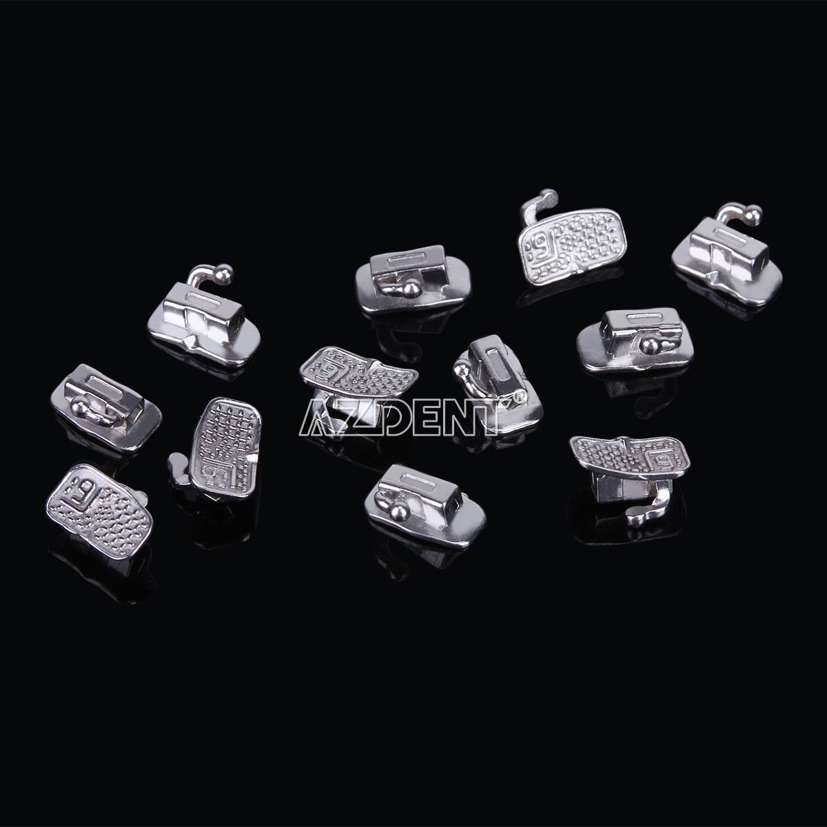 AZDENT Dental Orthodontic 1st Molar Buccal Tube Roth022 Bondable Monoblock U1/L1