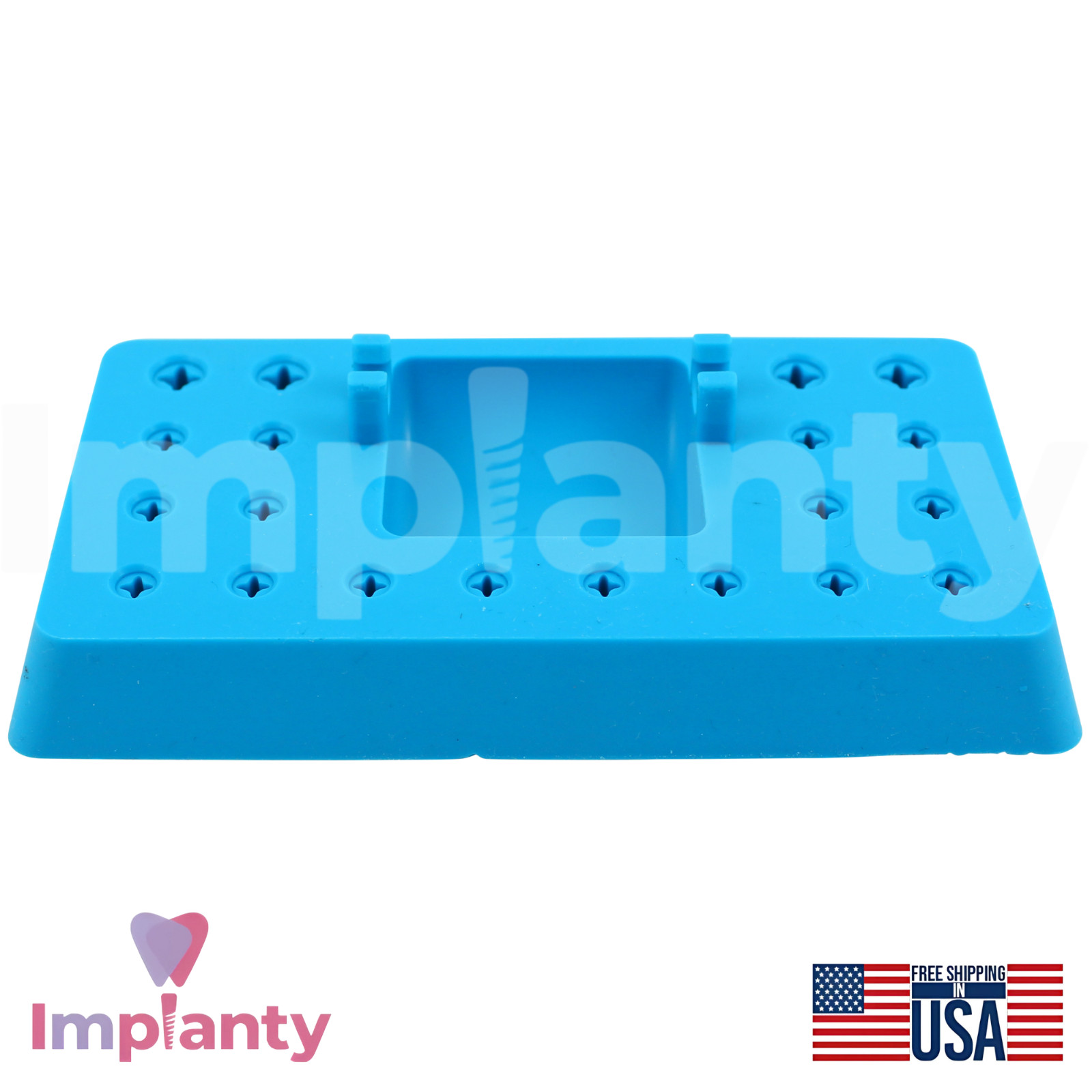 Dental Instruments Silicone Carry-All Tray All Dentistry Burs Type Compatible
