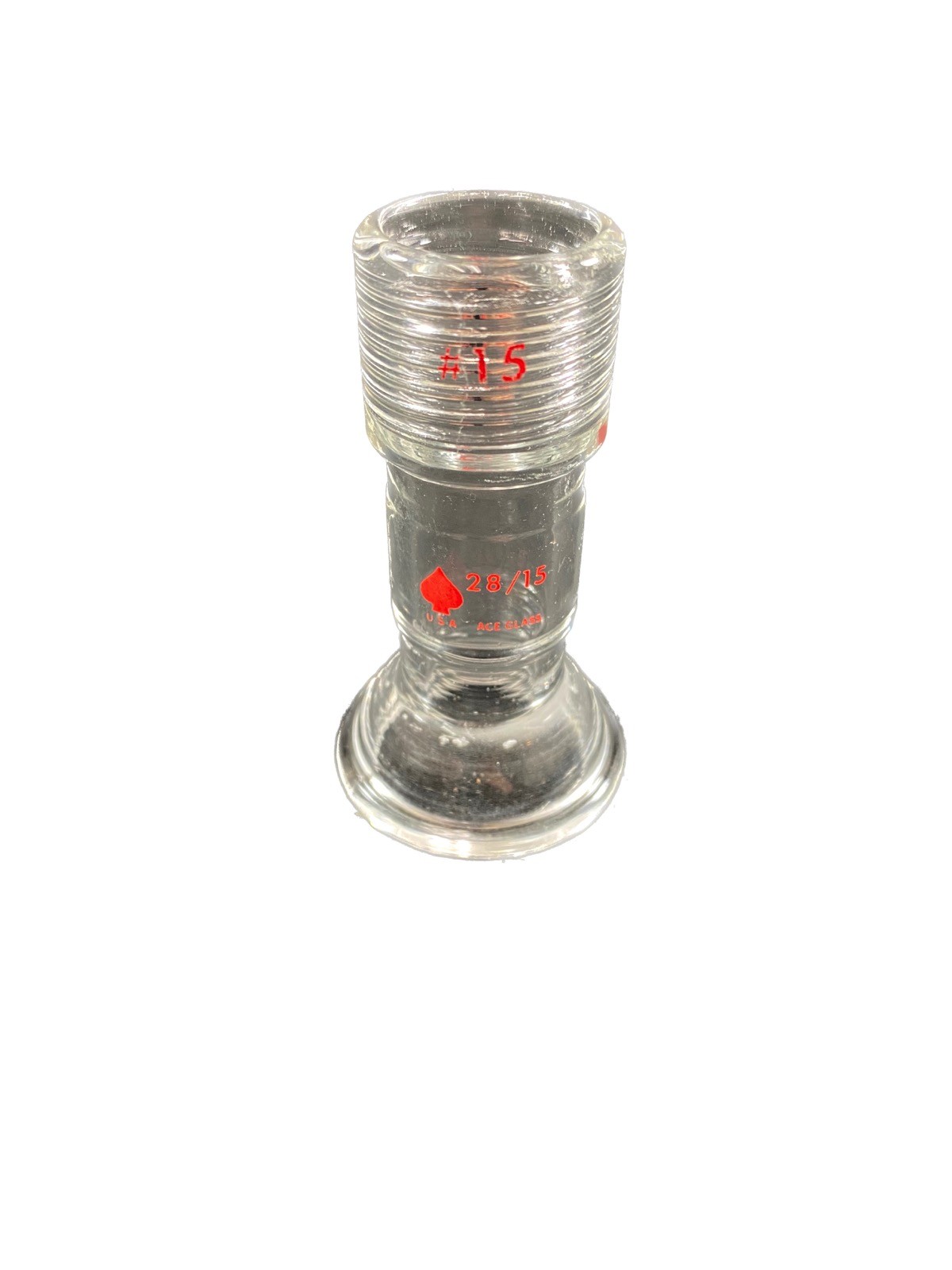 ACE GLASS Glass #15 Ace-Thred 28/15 Outer Socket Joint Adapter 5221-11