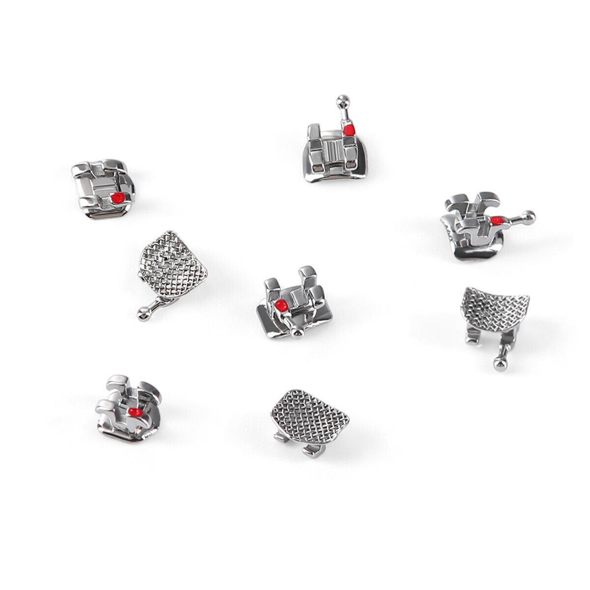 Dental Brackets Orthodontic Braces Mini Monoblock Mesh Base Roth/MBT 0.022/0.018