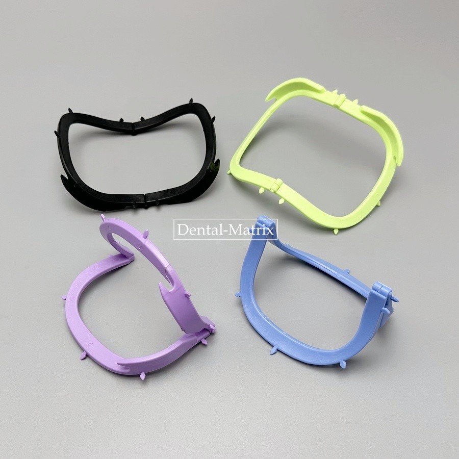 10x Dental Rubber Dam Frame Foldable Plastic Hager Light X-Ray Film Bracket Tool