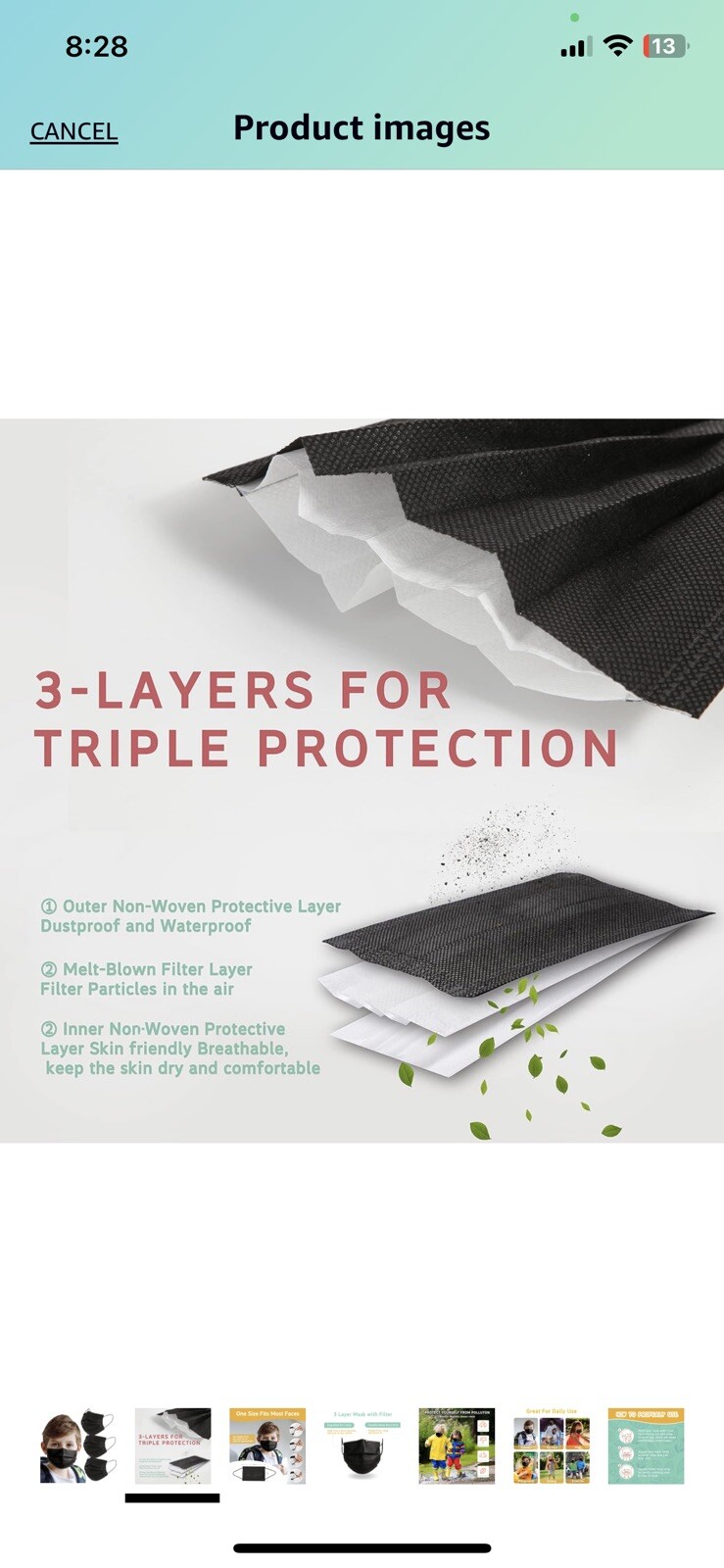 Disposable Child Protective Mask