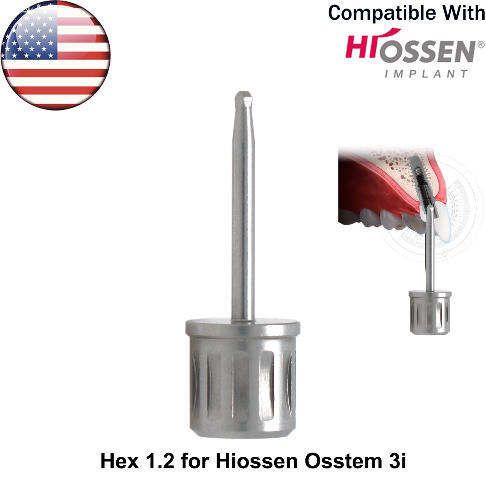 Screwdriver Implant Angulated Screw Channel Driver for Nobel Hiossen ITI Astra
