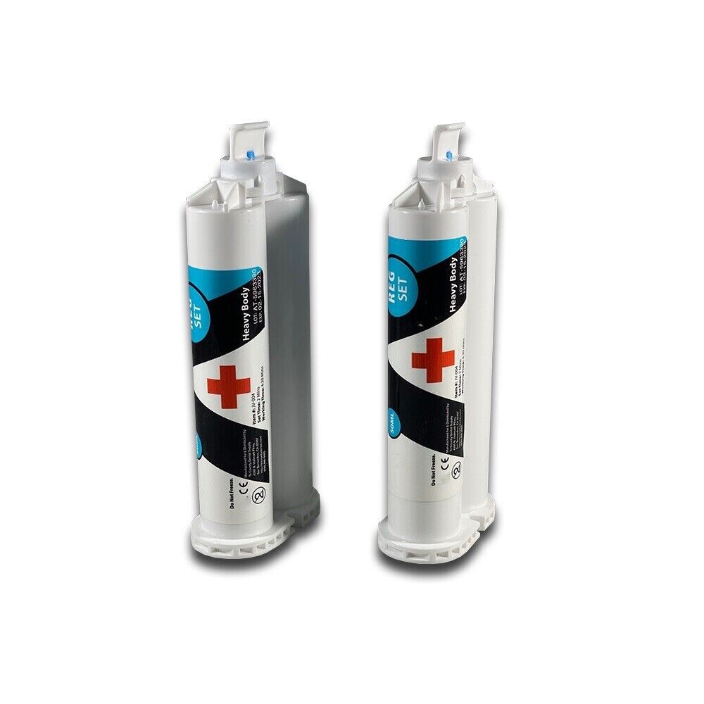 REDLAND Impression Material VPS Heavy Body Regular Set 12 x 50ml + 24 TIPS