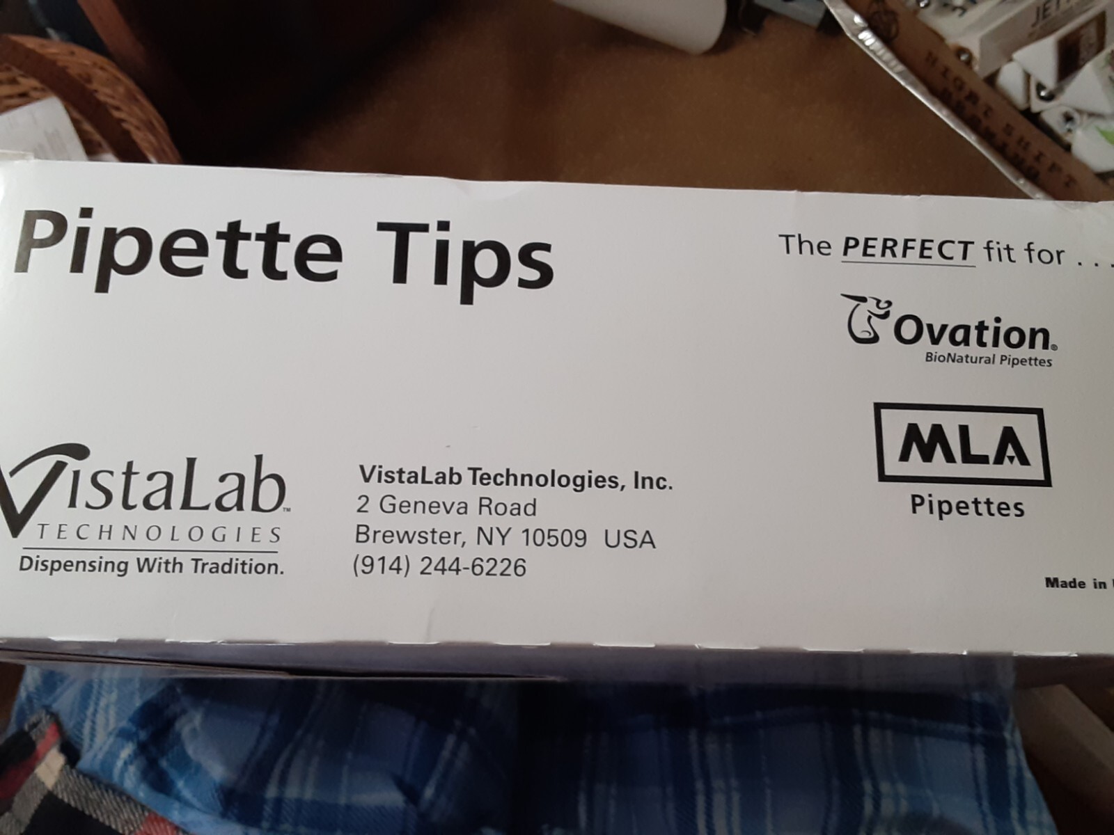VistaLab Pipette Tips 25 ul ( 5 Racks ) 4060-1002