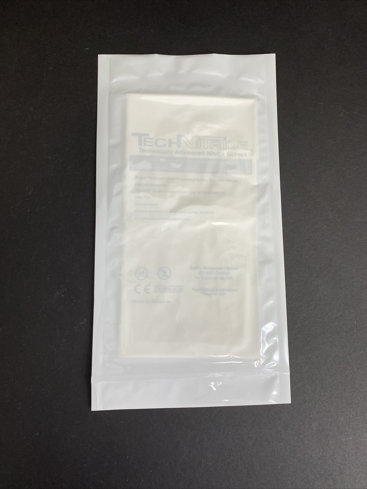 TechNiGlove Nitrile Gloves Small Textured White Total of 100 Pairs