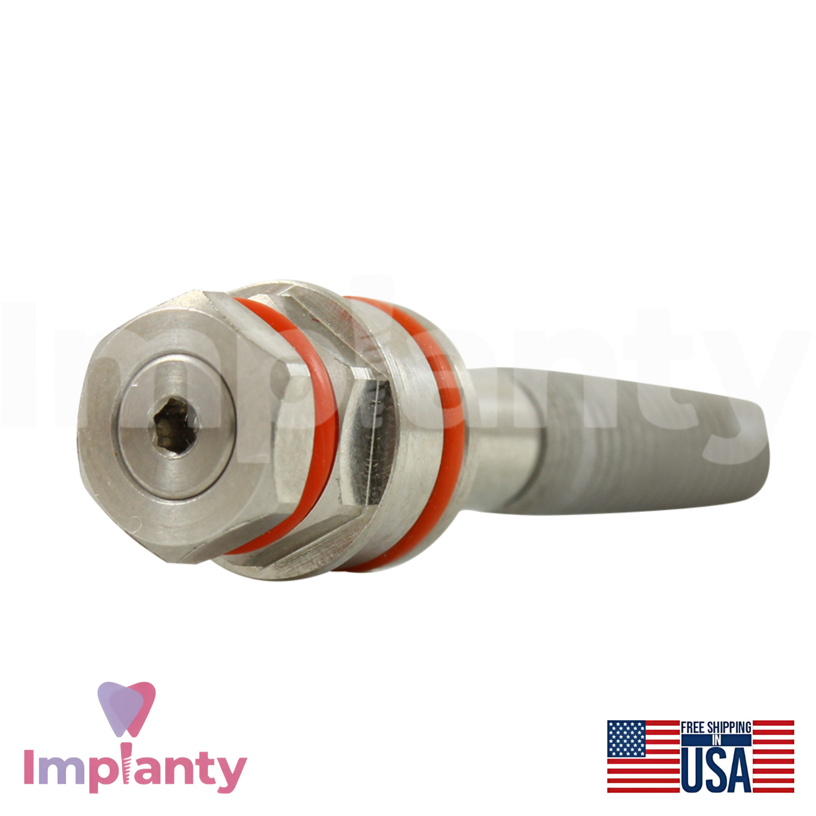 GDT CFI Cylindrical Titanium Dental Fixture SLA Int Hex 2.42mm Connection