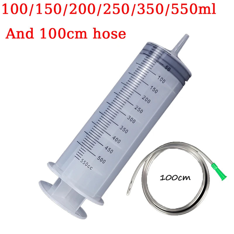 Large Syringe Multifunction Measuring Reusable Pump Animals Feeding with Scale T