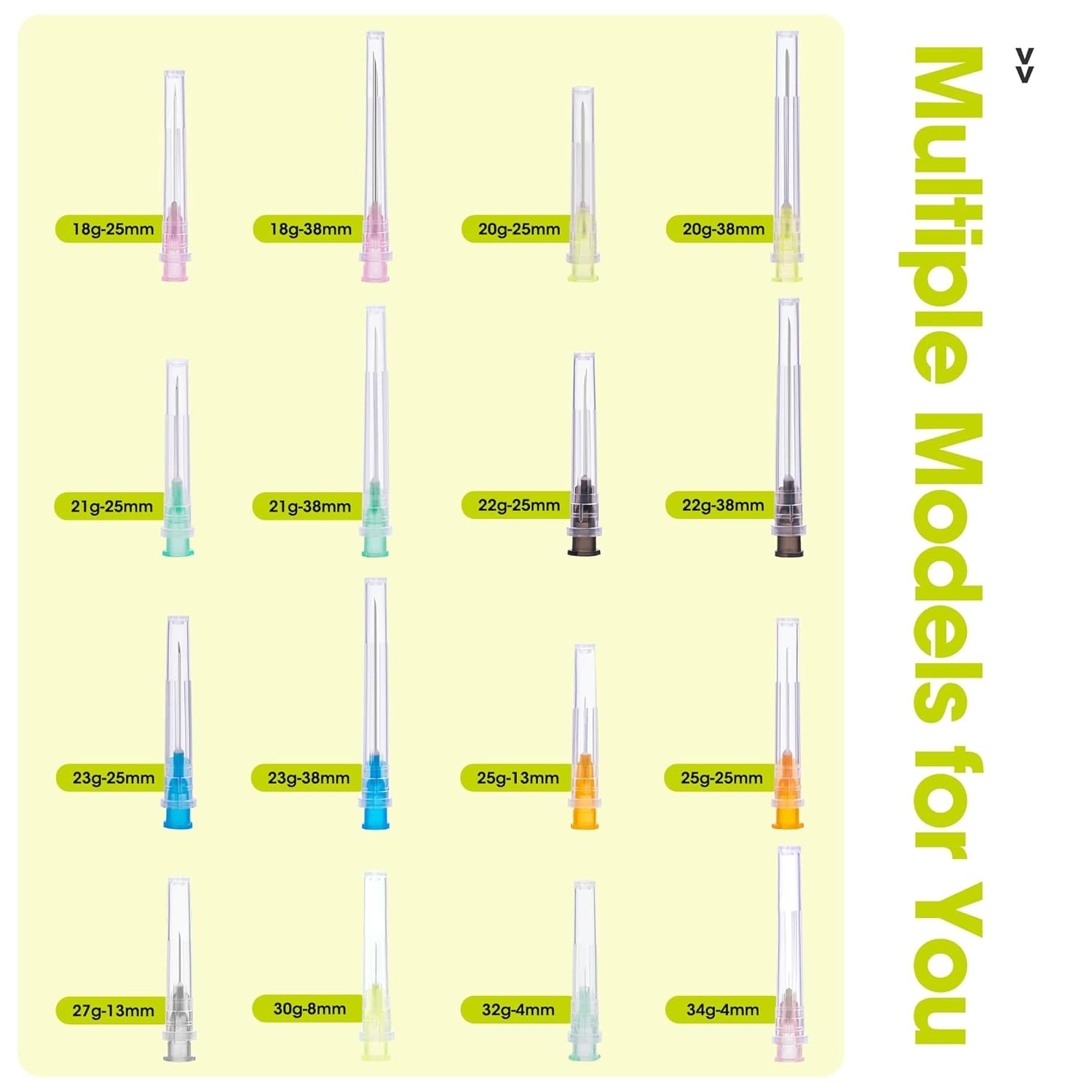 20 Ga 1 Inch Lab Syringe Needle, Disposable Dispensing Lab Supplies, Individuall