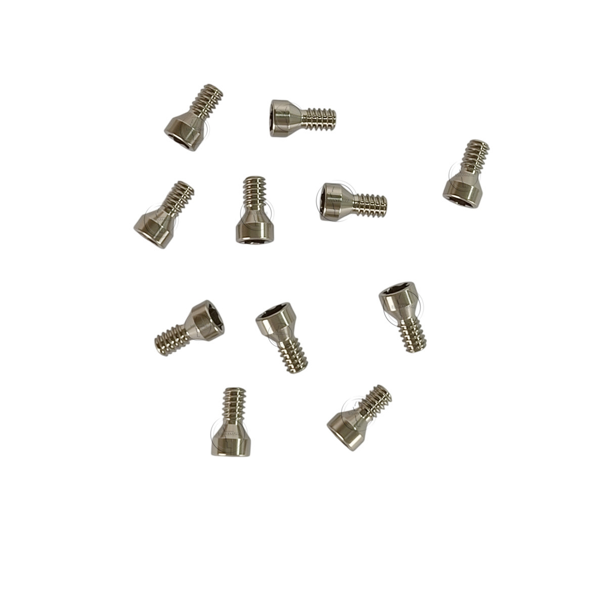 10 pcs MU titanium abutment screws compatible with Straumann platform RC NC