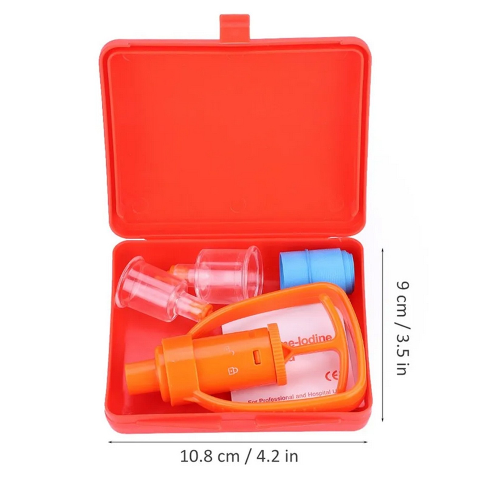 Outdoor Emergency Venom Extractor Pump First Aid Safety Snake Bite Tool Kit