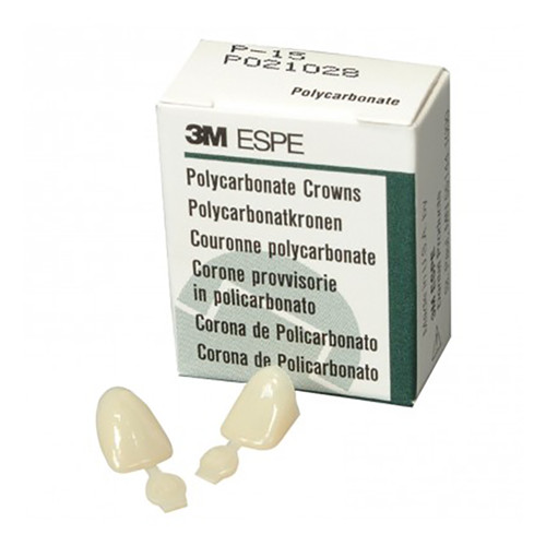 3M ESPE P300 Polycarbonate #300 Upper Right Cuspid Crown Forms 5/Bx