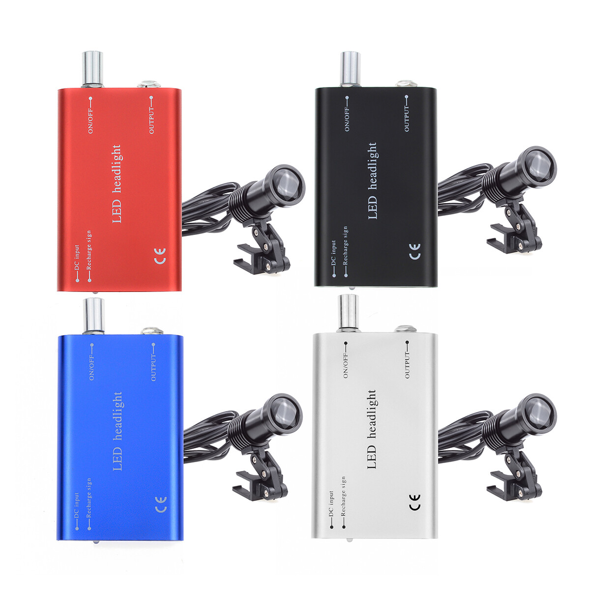 Dental 5W Headlight High Power Two Clips+Light Shield for Loupe Magnifier DY-009