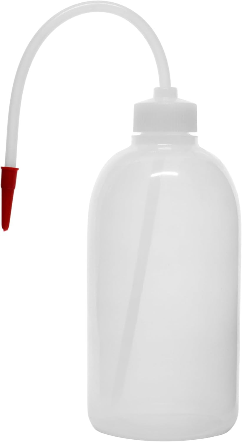 Wash Bottle, 500Ml – Polyethylene – Translucent, Unbreakable – Screw Cap with Fl