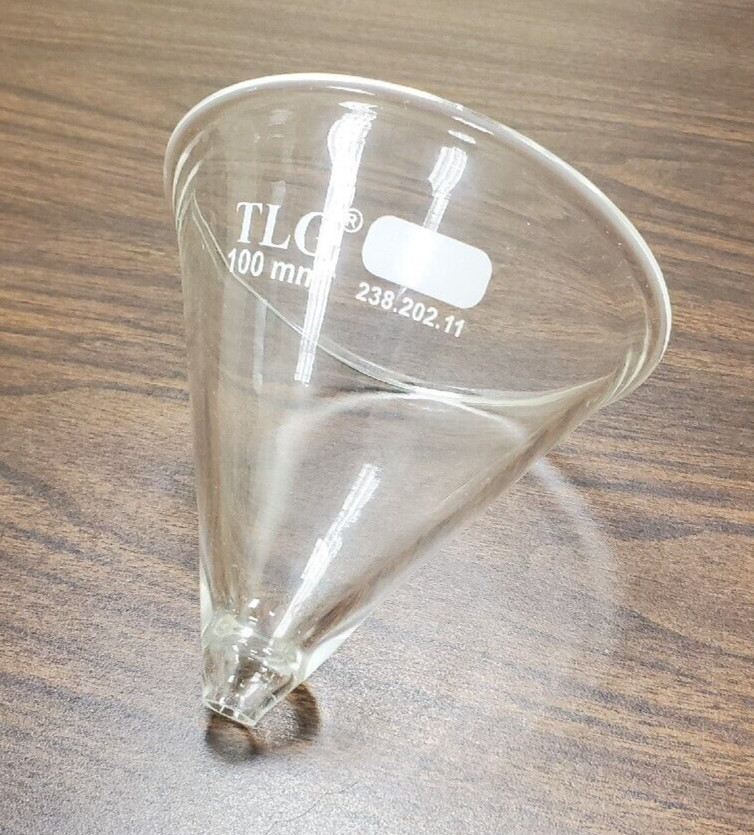 100MM FILTER FUNNEL, 58º ANGLE , NO STEM, CAPACITY 225ML PK/3