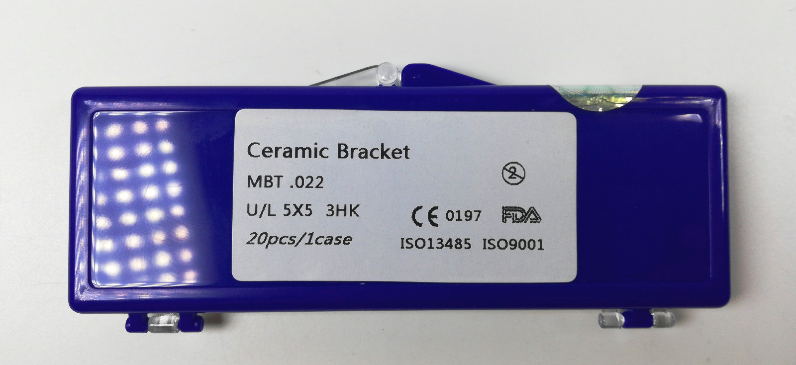 Dental ORMAER Orthodontic Ceramic Brackets Dental MBT Roth 022/018 3/345 Hooks