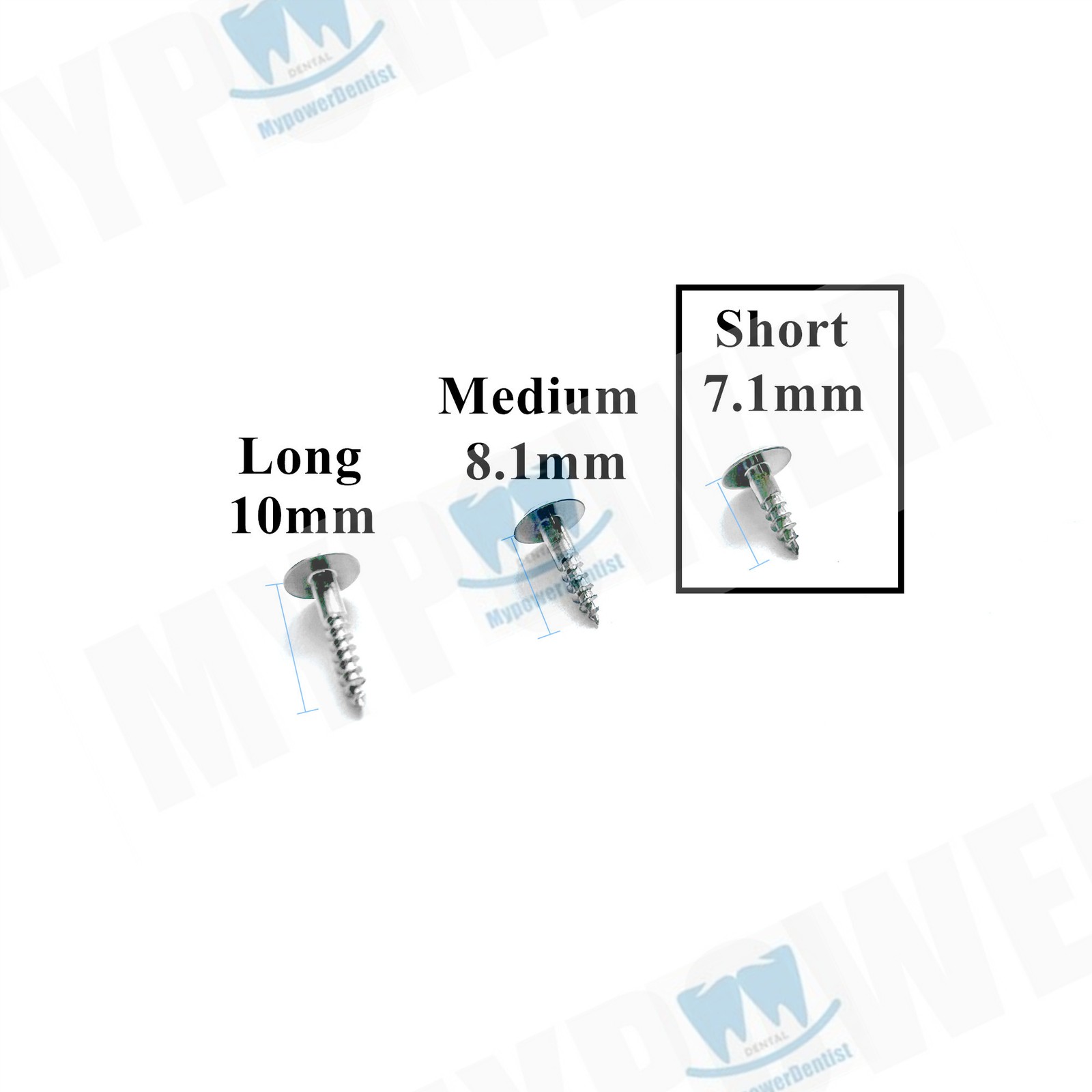 Dental Pilot/Nutrient Drill Bone Screw GBR Tent Screws Insertion Tacks Socket