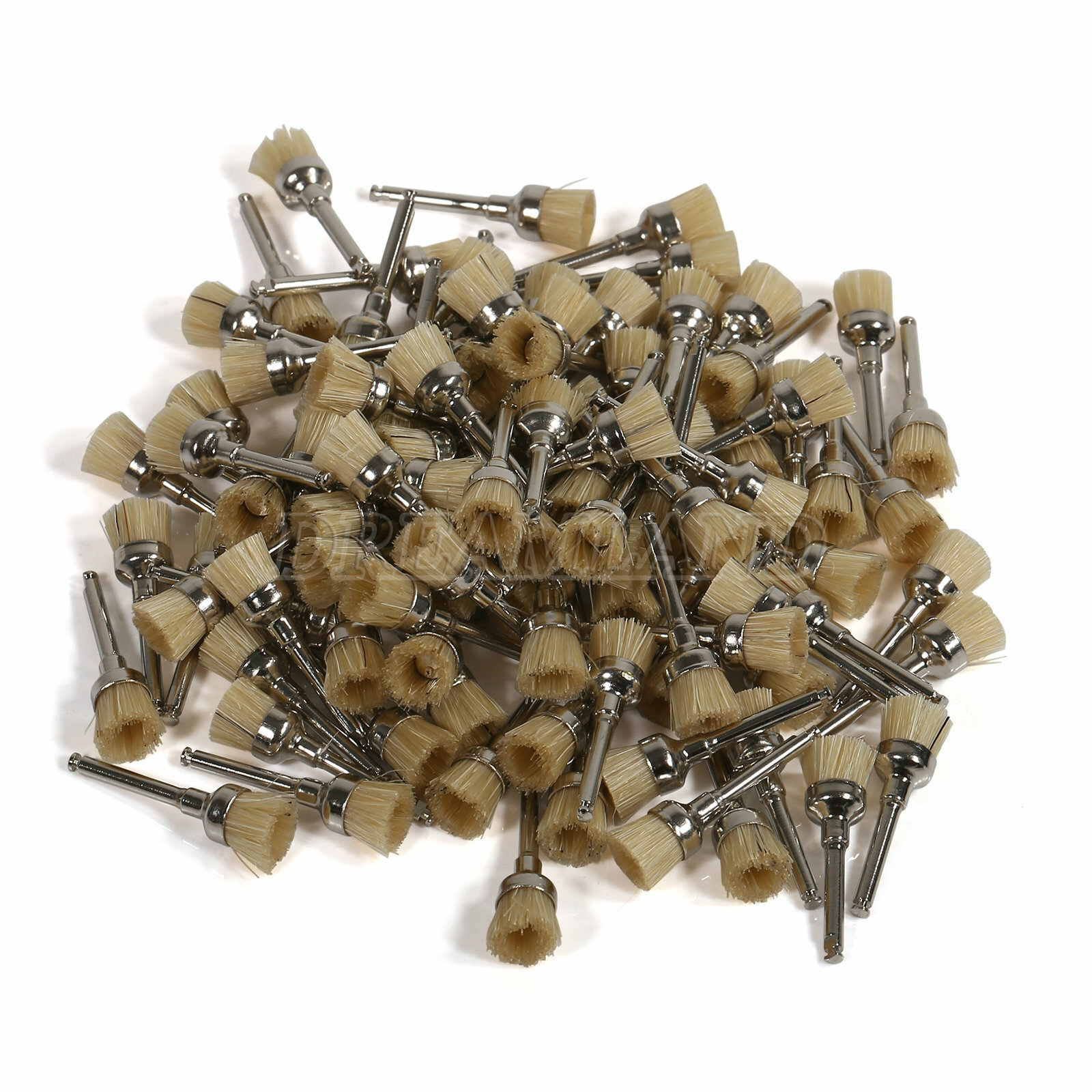 Dental Latch Type Prophy Polishing Brushes Flat Nylon Bristles Mane Brush OEM