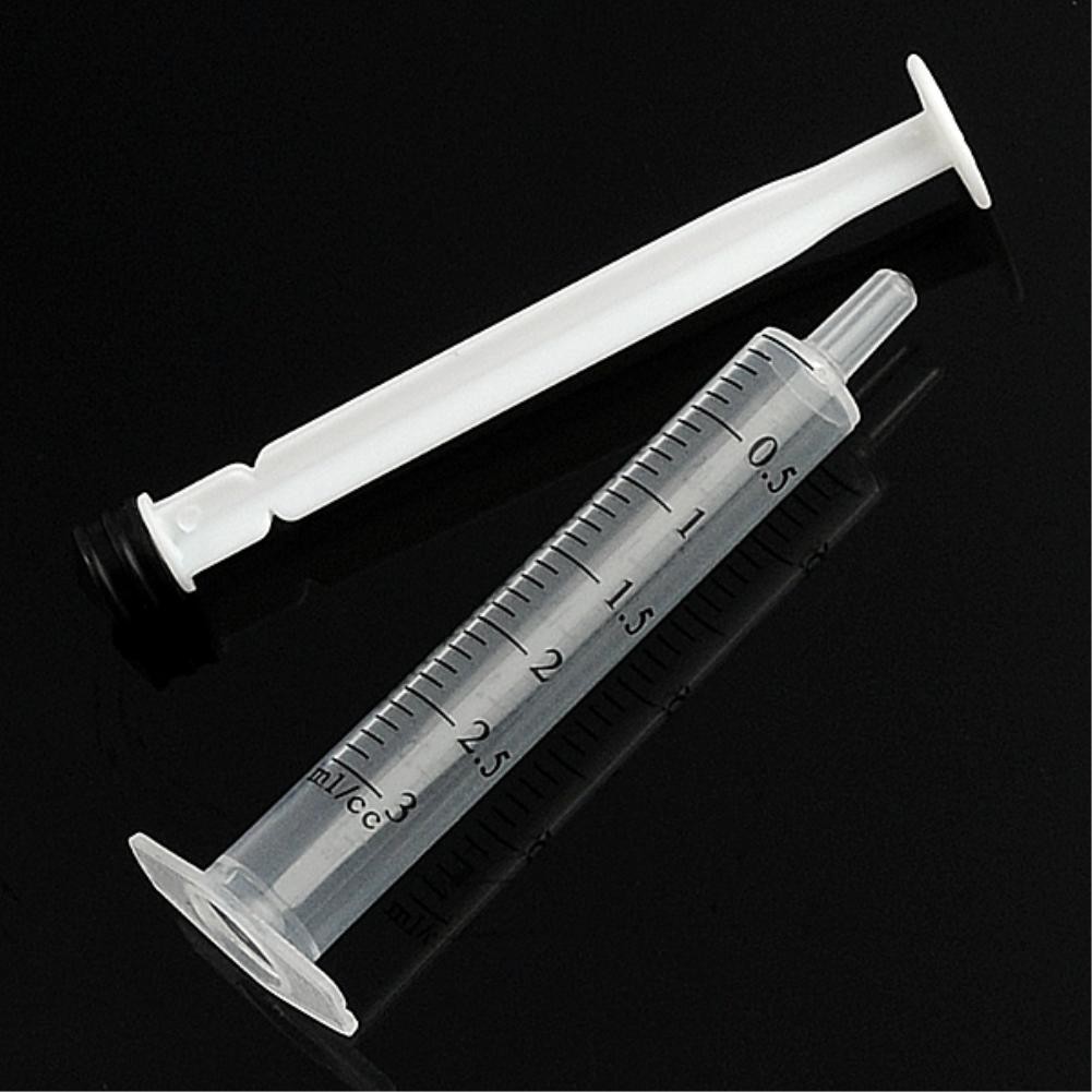 10x 3mL Plastic Syringe Injector Liquid Ink Luer Slip Tip Plant Sterile Feeder
