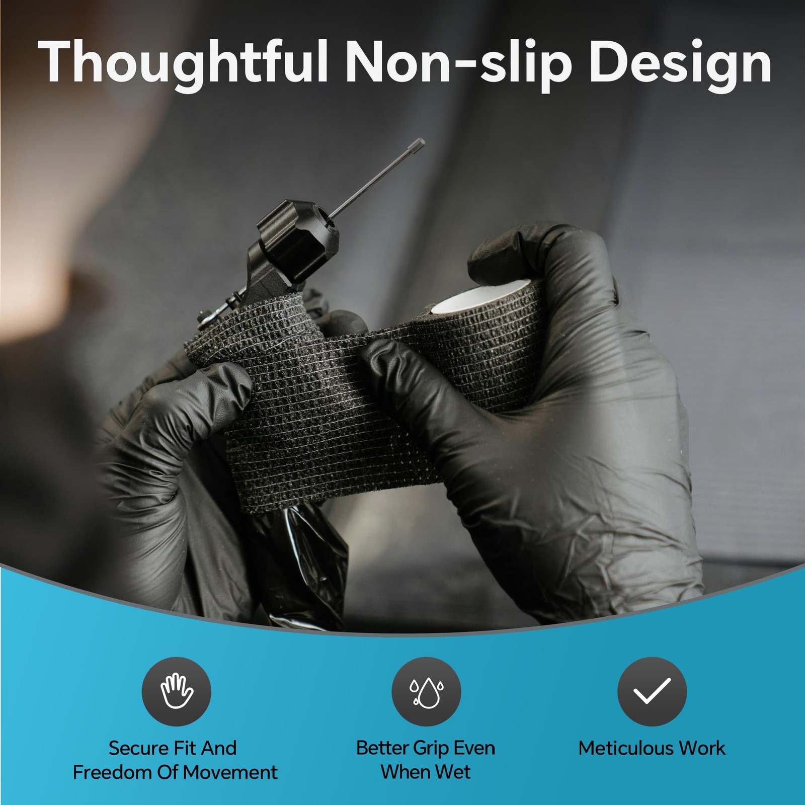 Nitrile Gloves Disposable Latex Rubber Cooking Black Gloves Nitrile Gloves Me…