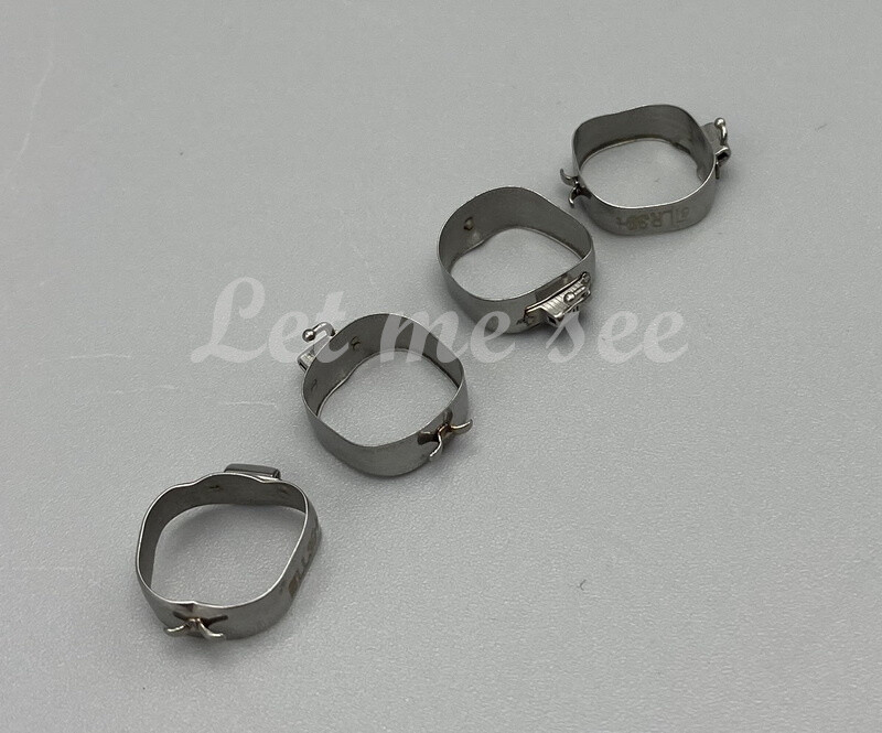 1Bag Dental Orthodontic 1st Plain Molar Bands Buccal Tube Cleats Roth022 #29-44+