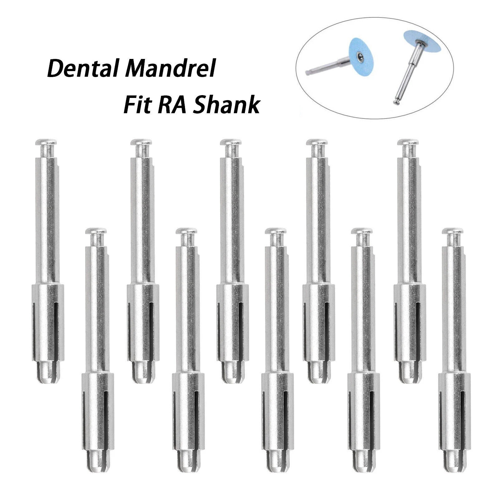 Dental Polishing Holding Rod Mandrel Soflex Type Flexi Discs Fit RA Shank Latch