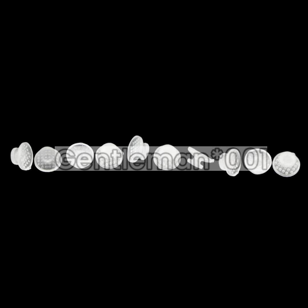 Dental Lingual Button Ceramic Clear Invisable Retainer Aligner Bondable Round
