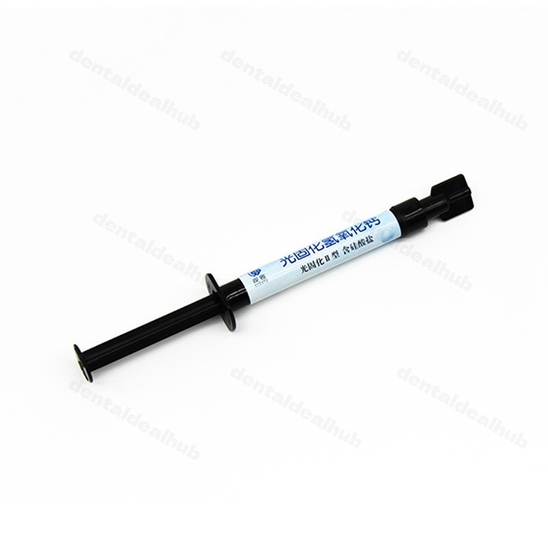 Guanya Light Cure Calcium Hydroxide Base 1g Syringe Silicate