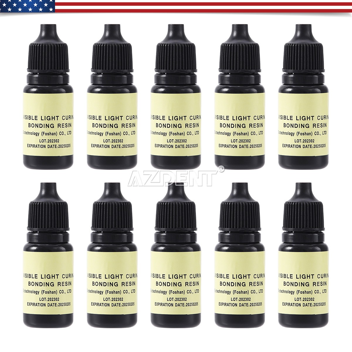 10X Dental Universal Visible Light Curing Resin Adhesive for Dentin and Enamel