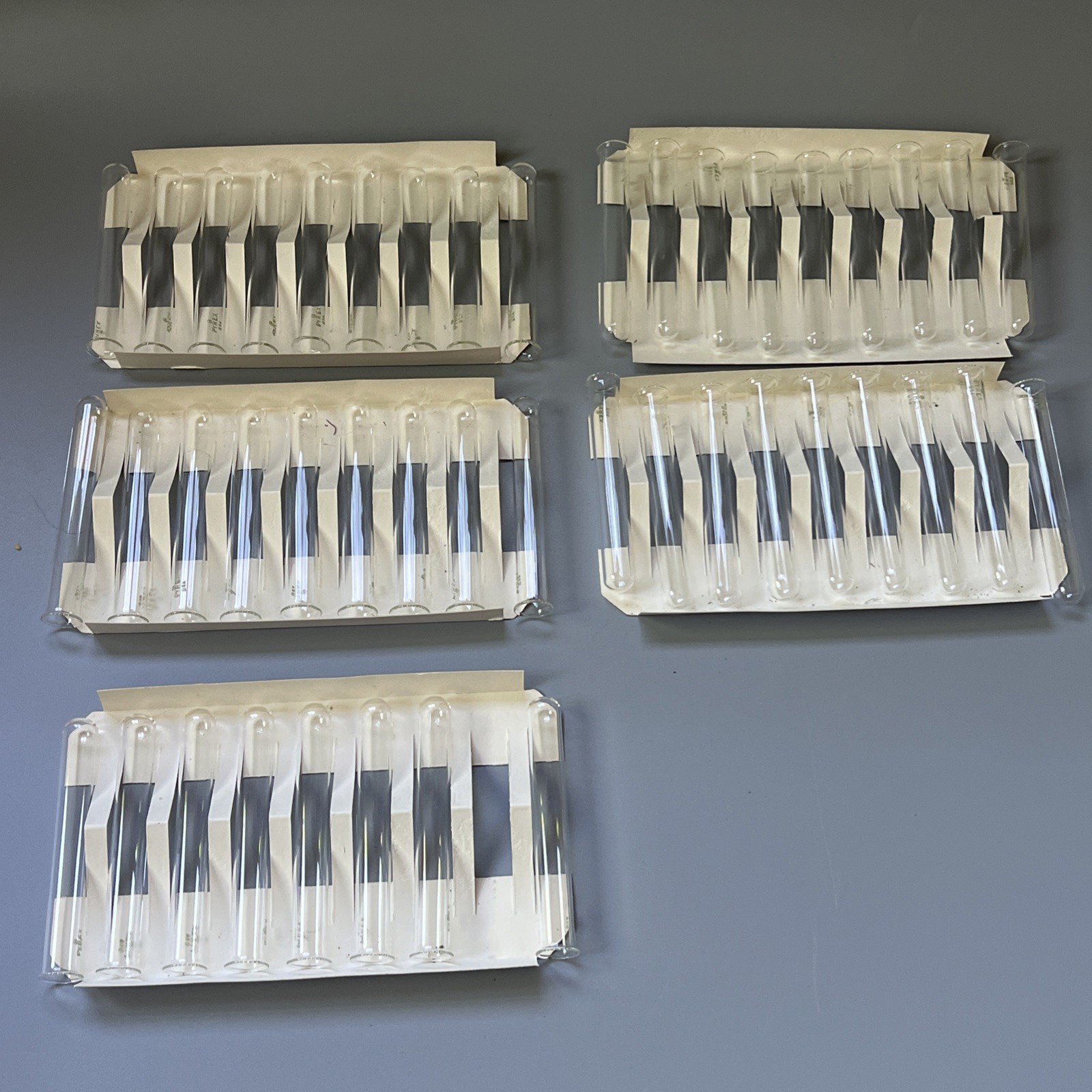 Vtg Pyrex 9800 Test Tubes Lot 13x100mm Glass Lab Ware 1 Full Box 1 Partial 116ct