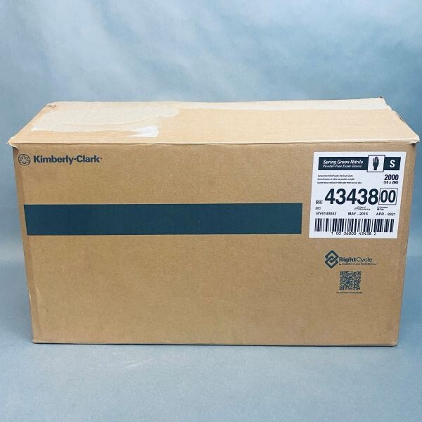 Kimberly-Clark Disposable Nitrile Gloves Spring Green 4.7 mil Small 1400 Total