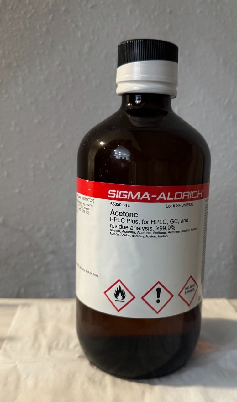 Acetone HPLC Plus, for HPLC, GC, and residue analysis, ≥99.9% -1 L