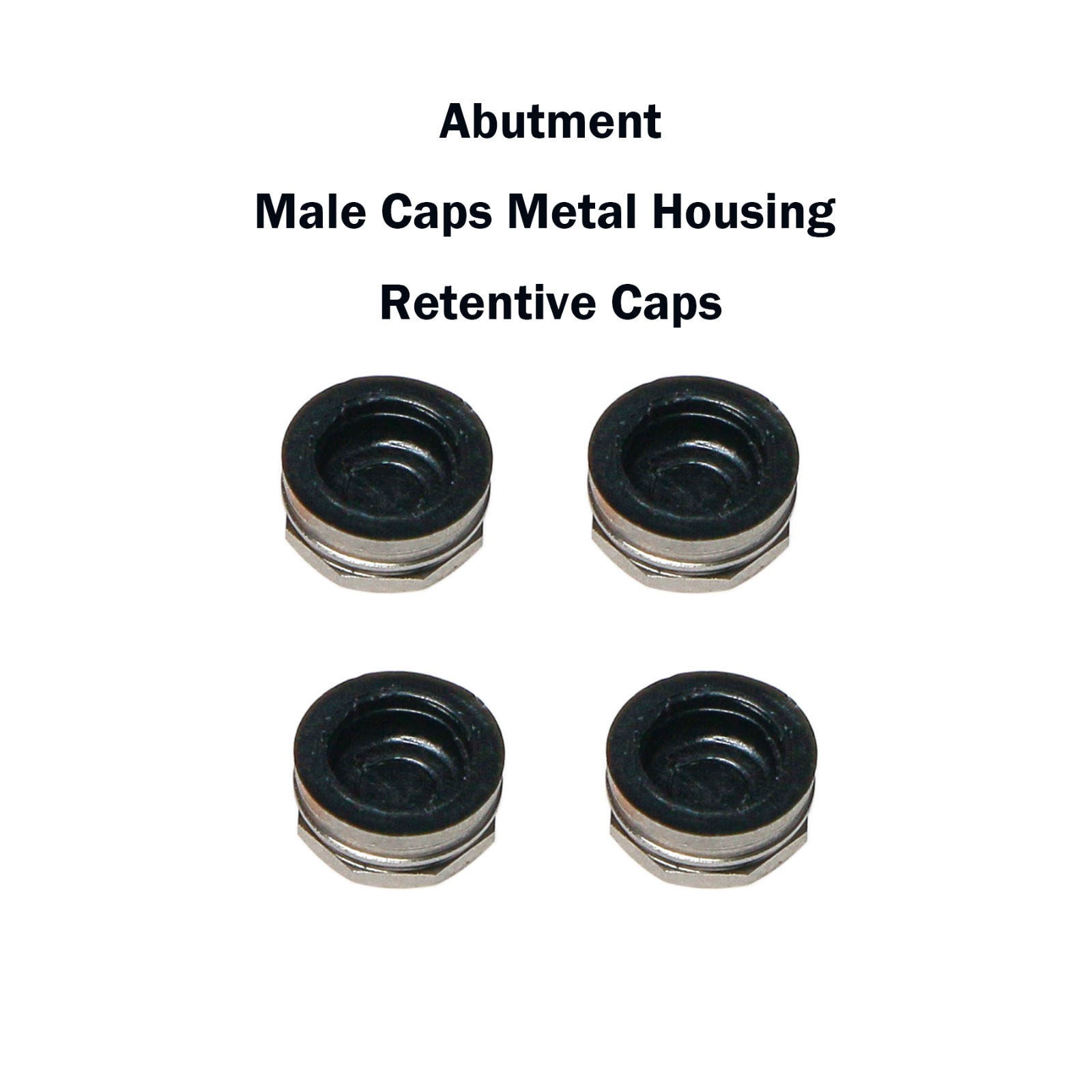 Zest Locator Dental Replacement Metal Housing &Black Lab Processing Cap Assembly