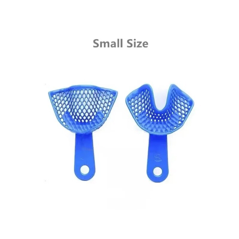 Dental Plastic-Steel Impression Trays Denture Instruments Materials Tray- ELIJAH