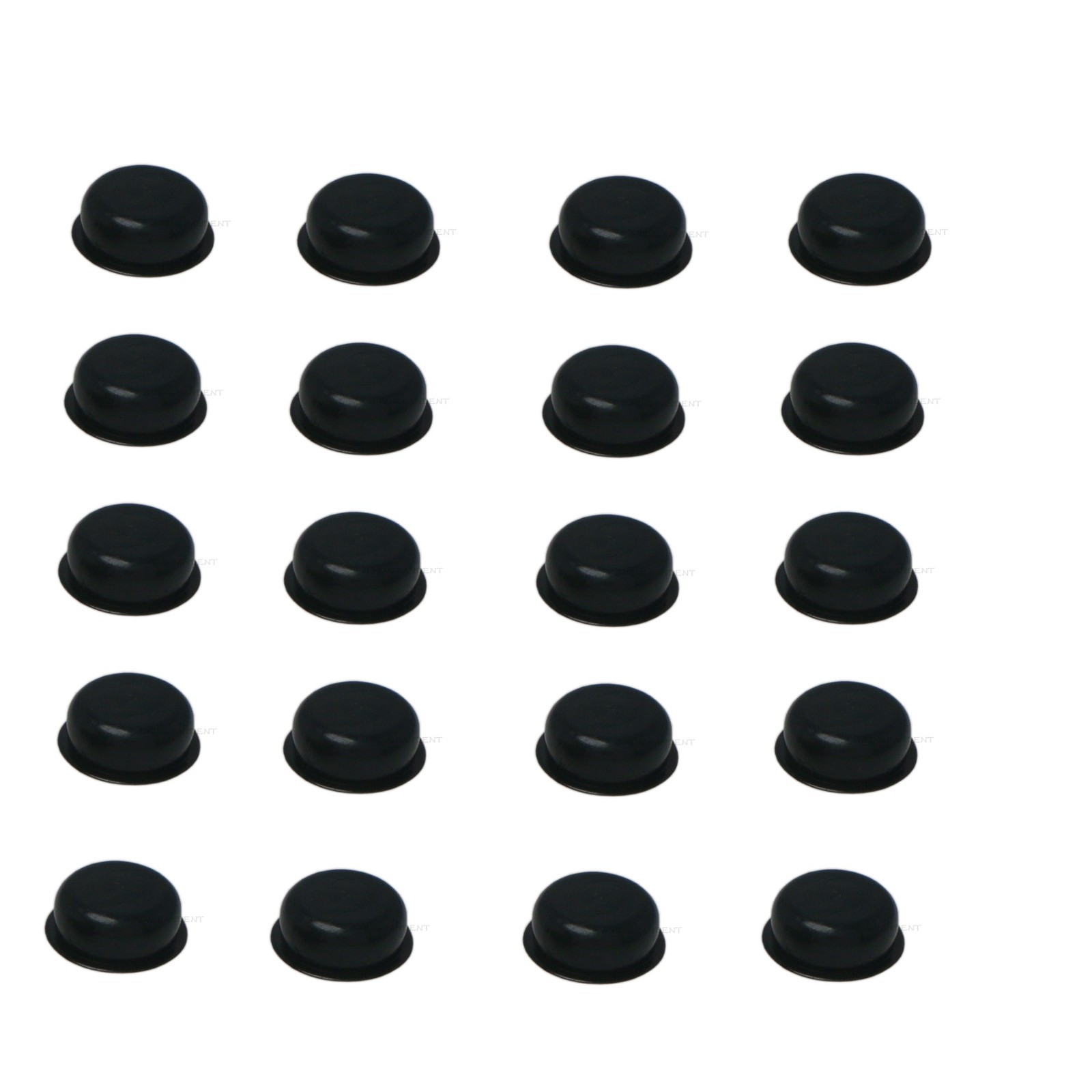 US Dental Locator Processing Retention Replacement Inserts Caps Black