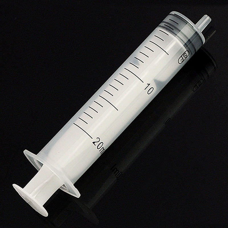 6pcs 20ML 20CC Plastic Hydroponics Nutrient Measuring Disposal Syringe New